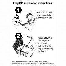20011-staymesh gutter kit installation